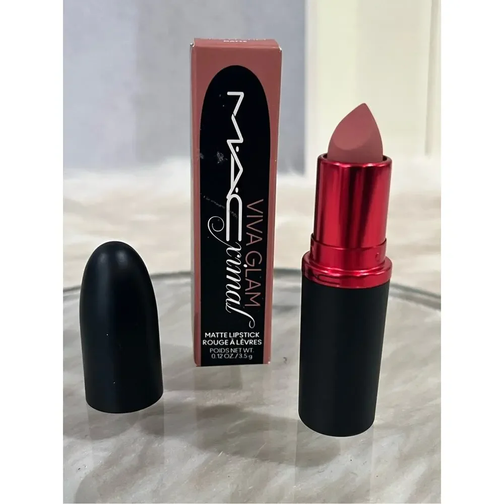 NEW MAC Cosmetics M·A·CXIMAL Matte Viva Glam Lipstick Viva Planet Pink Mauve